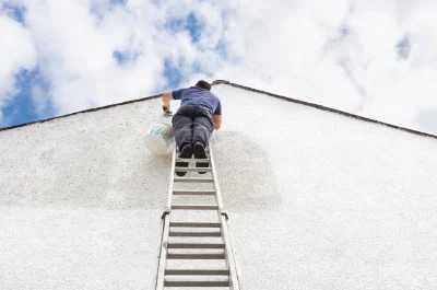 Peinture extérieure à Laubressel — façades et ravalement